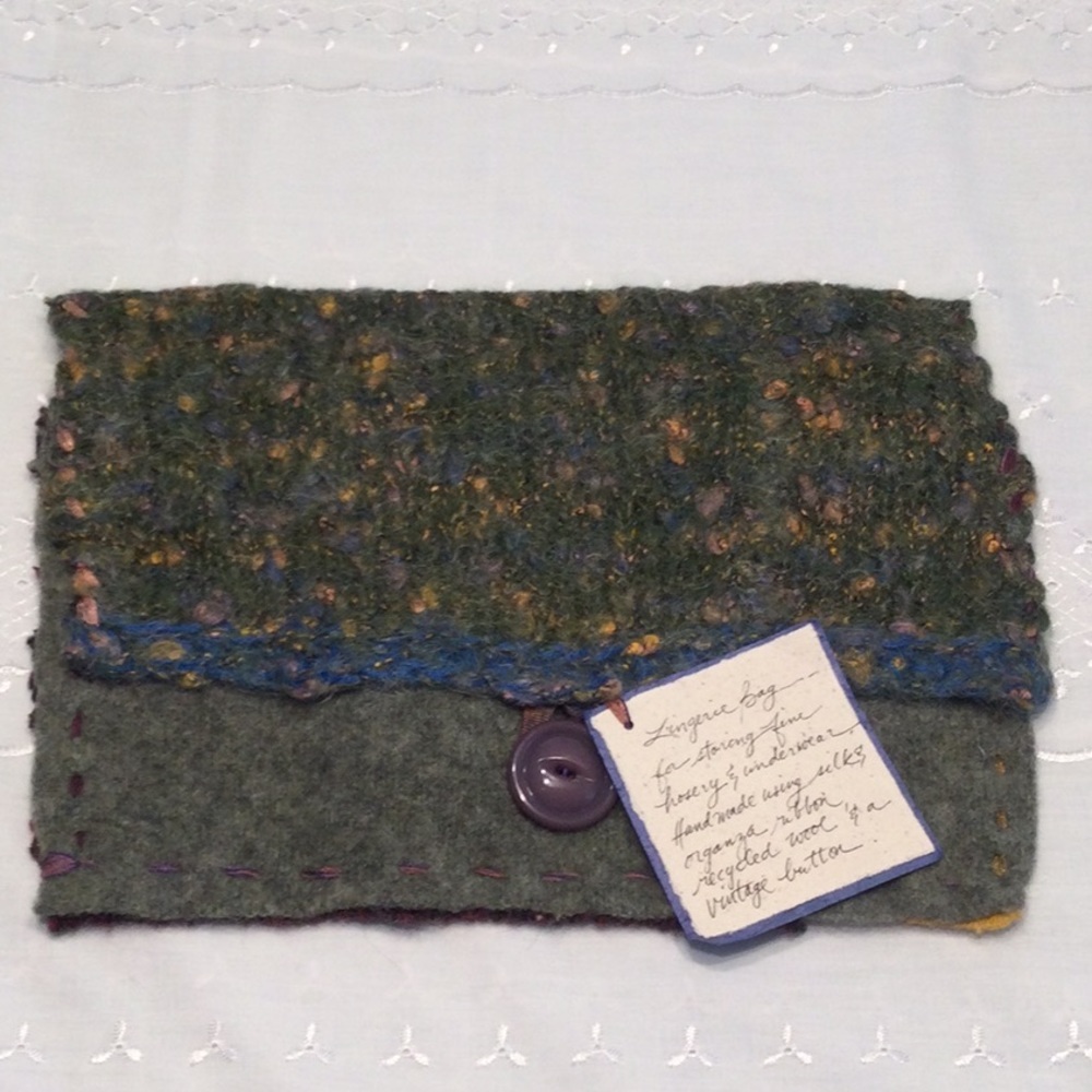 Handmade Wool Lingerie Bag​
